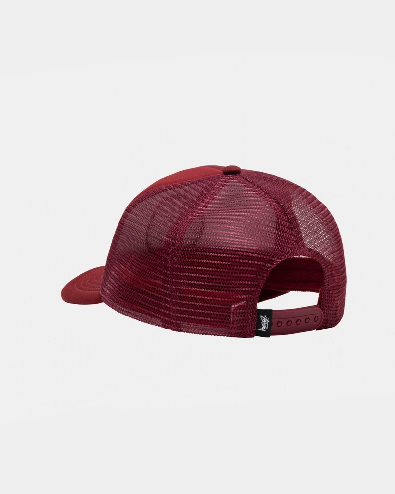 Stussy Trucker 8 Ball Snapback Caps Red | Israel-40362