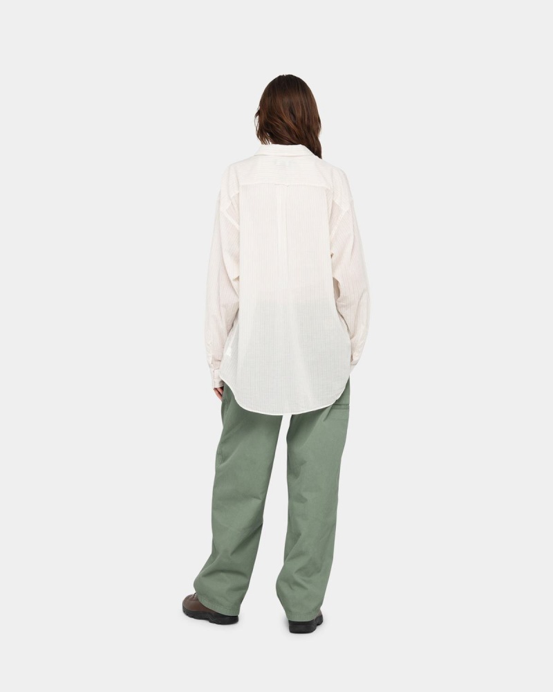 Stussy Workgear Trouser Twill Pants Green | Israel-81764